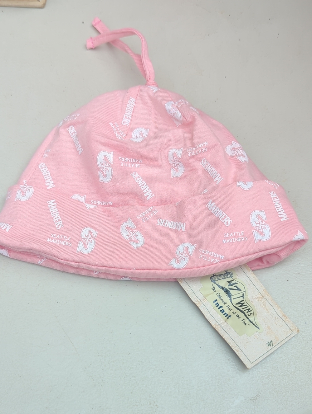 Seattle Mariners Pink Baby Beanie - Kids Accessories